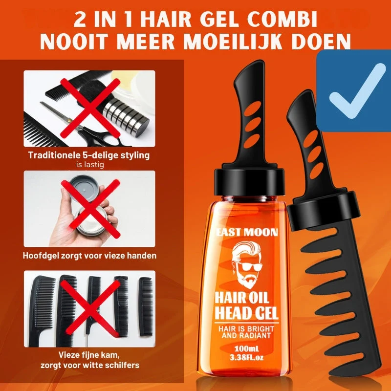 2 in 1 Hair Gel Combi – Peigne et Gel en Un pour un Style Naturel, Fort et à Séchage Rapide ! – Image 7