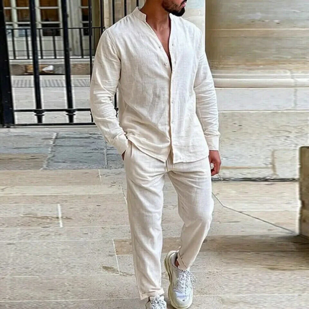 Ensemble Chemise et Pantalon Homme - Élégance et Confort – Image 2