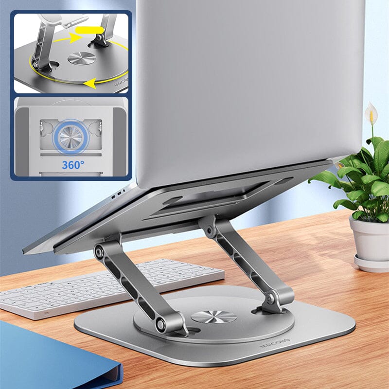 Améliorez Votre Espace de Travail avec le Support Pivotant 360° pour Ordinateur Portable & Tablette – Image 4