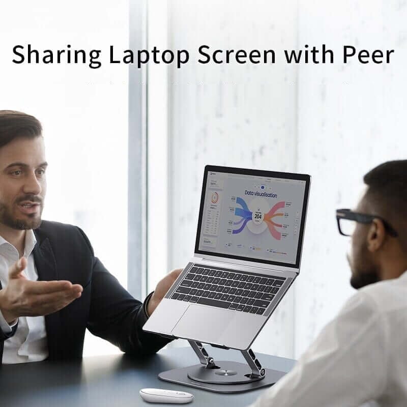 Améliorez Votre Espace de Travail avec le Support Pivotant 360° pour Ordinateur Portable & Tablette – Image 2