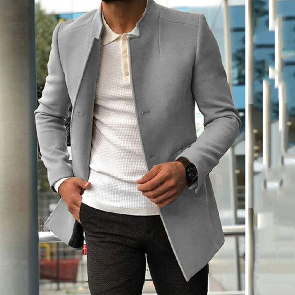 Veste en Denim pour Hommes - Style Moderne et Polyvalent – Image 4